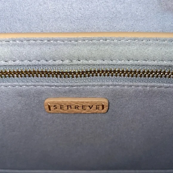 SENREVE Aria Belt Bag / Crossbody in Dolce Butterscotch and Gold
